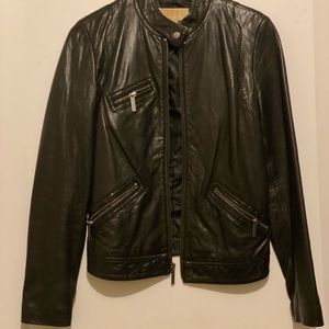 Michael Kors Moto leather size medium